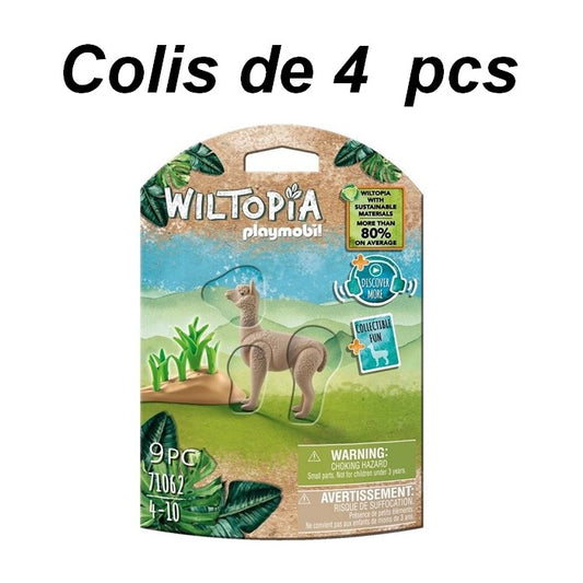 4008789710628 | Colis de 4 Playmobil Wiltopia Alpaga | 9,5x17 cm | Ref 71062