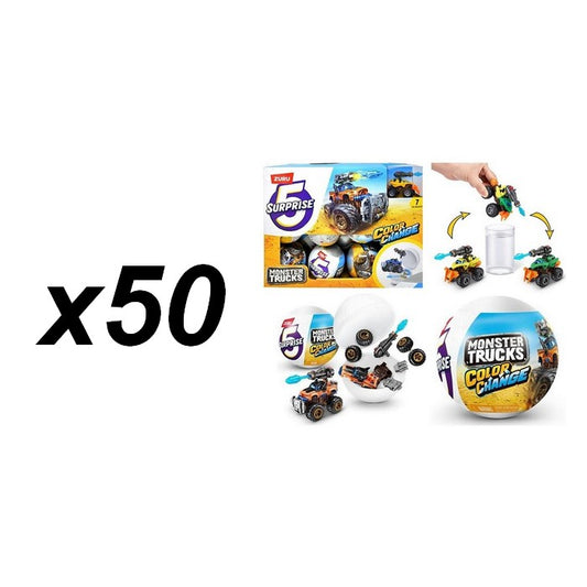 193052066213 | Zuru 5 Surprise Monster Truck x50 | 9 cm | Lot revendeur jouets pas cher