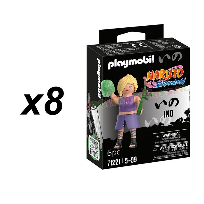 4008789712219 | Vente en gros de jouets | Playmobil Naruto Ino x8 | Ref 71221 | Destockage