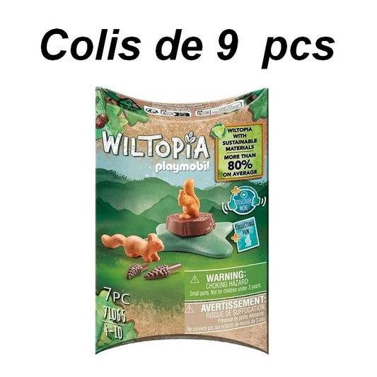 4008789710659 | Colis de 9 Playmobil Wiltopia Écureuils | Animaux Figurines