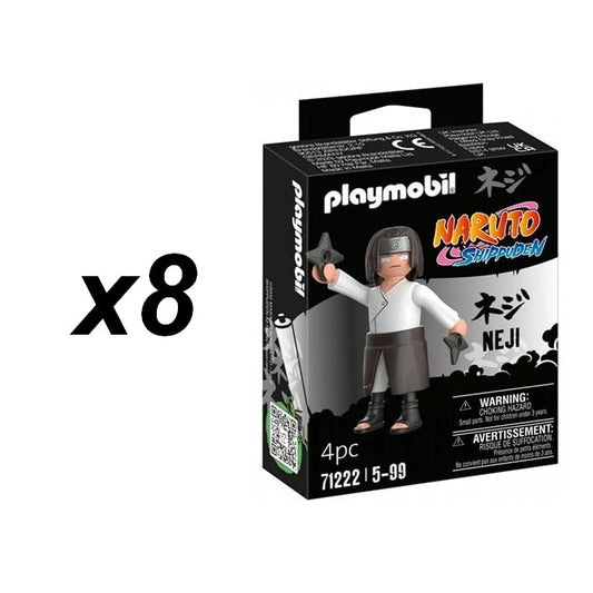 4008789712226 | Vente en gros Playmobil Naruto Neji x8 | 9x12 cm | Réf. 71222