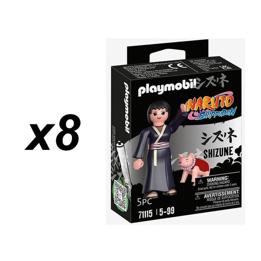 4008789711151 | Lot de jouets pas cher Playmobil Naruto Shizune x8 | Ref 71115