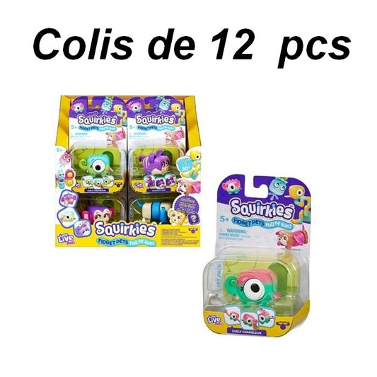 630996264294 | Colis de 12 Little Live Pets Squirkies | Fidget Toys | 9x14 cm
