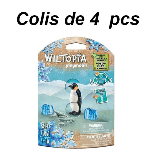 4008789710611 | Colis de 4 Playmobil Wiltopia Manchot Empereur | 9,5x17 cm