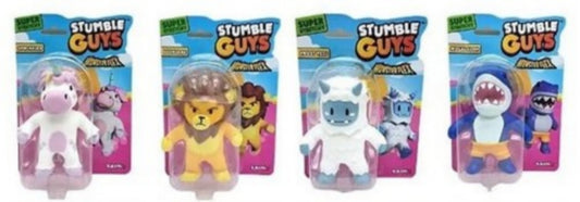 9772532611962 Lot 4 figurines Stumble Guys Monsterflex Super Stretchy assorties 14,5x20,5cm