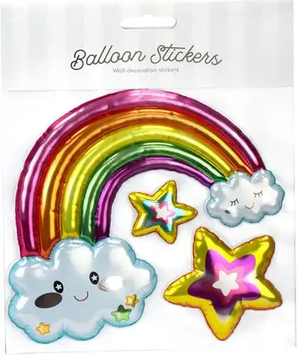 5050577833407 – Lot revendeur de 24 pcs Balloon Stickers Wandsticker assortis 31x38cm – Vente en gros