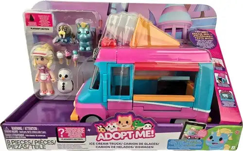 191726742043 – Adopt Me! Coffret de jeu Camion de glaces avec son et lumière 19x30 cm – Grossiste jouets interactifs