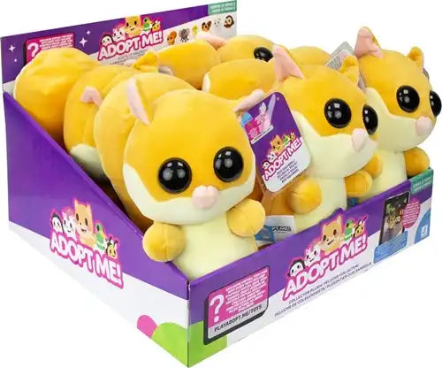 191726500209 – Adopt Me Collector Peluche Écureuil (Eekhoorn) 20 cm – Colis de 6 pièces en présentoir