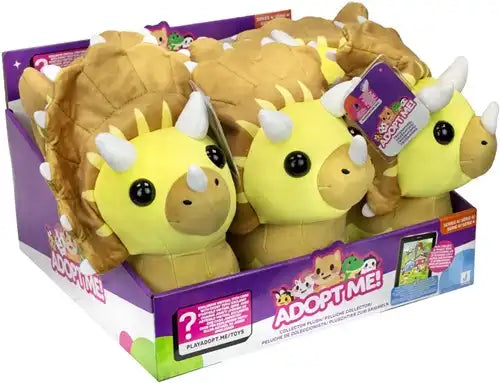 191726499015 – Adopt Me Collector Peluche Triceratops 20 cm (colis de 6 pièces en présentoir)
