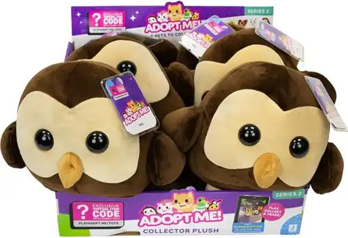 91726500230 – Adopt Me peluche Hibou Collector 20cm en display (colis 6 pièces)
