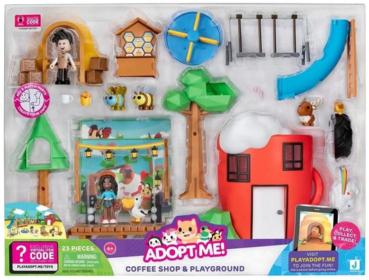 191726499169 Adopt Me! Playset Coffeeshop + Aire de Jeux 23 pcs