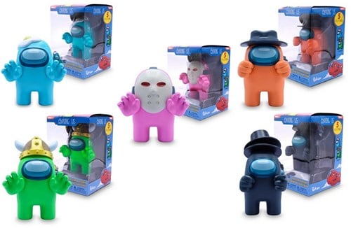 Toikido	787790983569	colis de 5  pcs : Among Us Action Figure in window box assortis 12x18cm