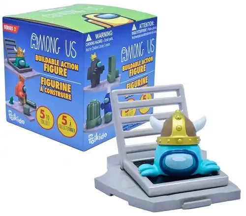 787790986669 – Colis de 12 pcs : Among Us Buildable Action Figure 9 cm assortis in blindbox 8 x 8 cm