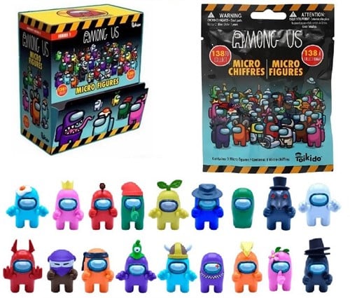 787790976363  figurines Among Us Micro Figures 2,5 cm – Sachet surprise 10,5x13 cm – Série 1