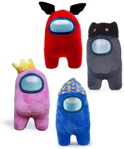 4895217509042 – Colis de 4 pcs : Among Us Peluche Buddies 4 assortis S3 30 cm Wave 2