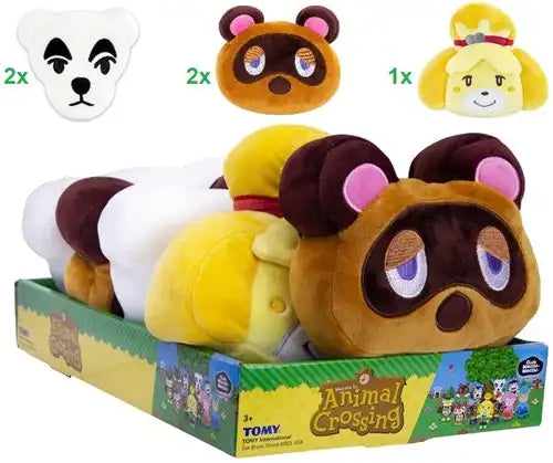 053941124229 – Animal Crossing Mocchi Peluche assorties 18 cm – Colis de 5 pièces en display