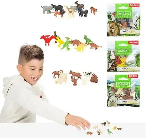 8714627013665 – ANIMAL WORLD Set micro animaux 8 pièces (lot de 48)