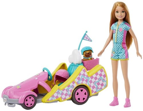 194735180325 – Barbie and Stacie To the Rescue – Stacie + Go-Kart – Coffret Officiel Netflix 16x24cm