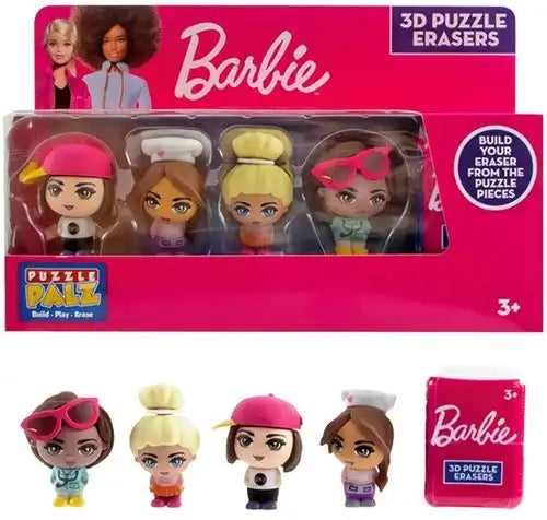 34574001351000001000 – Lot de 8 pcs Barbie / Frozen / Spiderman Puzzle Palz 3D Gomme Casse-tête 5-Pack 3 assortis 14,5x23,5cm – Grossiste jouets et papeterie