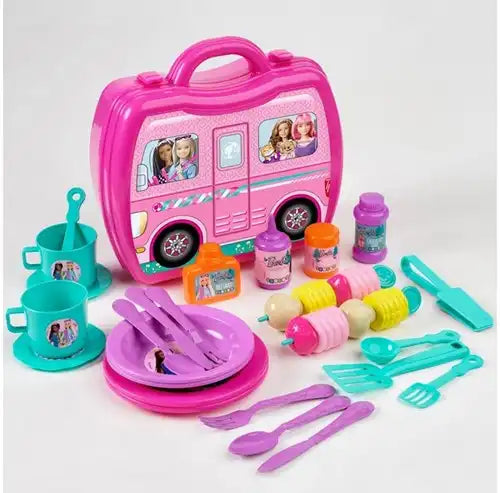 8412562009261 – Colis de 1 pc : Barbie Glamping Coffret de jeu dans une valise 22x24 cm – Grossiste Barbie