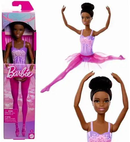 194735175864 – Lot revendeur de 4 pcs Barbie Pop Ballerina 2 assorti 7,5x32,5cm – Vente en gros poupées Barbie danseuse