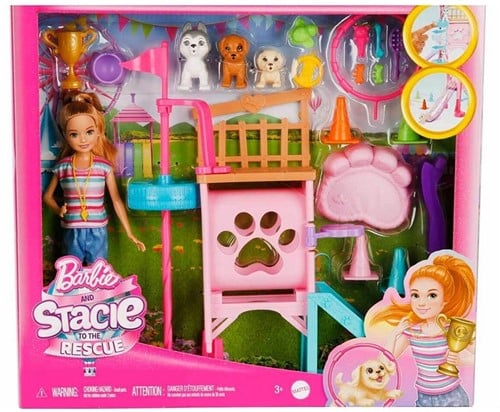 disponibile Simcha.fr 194735180363 Barbie Stacie figurina + cani e accessori