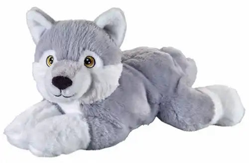 4003402129382 – Colis de 6 pcs : Bauer Eco-Line Peluche Husky 33 cm – Peluche écologique douce et réaliste