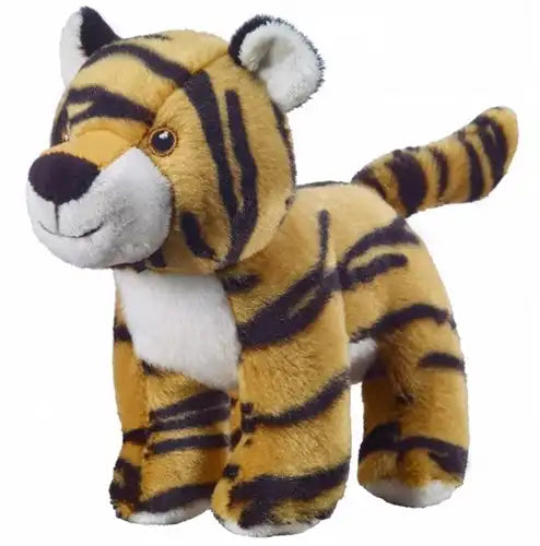 4003402129139 – Colis de 6 pcs Bauer Eco-Line Peluche Tigre 15 cm – Peluches écologiques en lot – Grossiste Jouets Déstockage