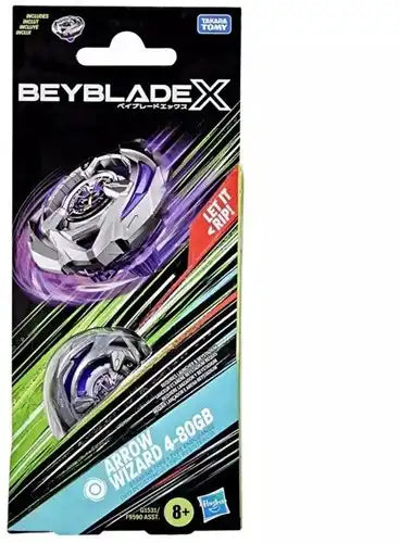 5010996290403 Beyblade Arrow Wizard 4-80GB pas cher – Toupie QuadStrike Burst officielle Hasbro