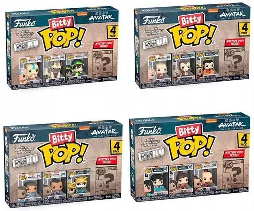 889698730563 – Funko Bitty POP! Avatar The Last Airbender – 4 Pack – Colis de 12