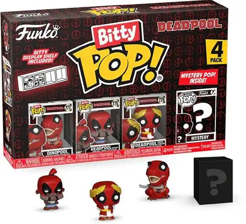 889698849616 – Bitty POP! Deadpool Dinopool 4-Pack 9,5x14cm (colis de 3) dispo Simcha.fr