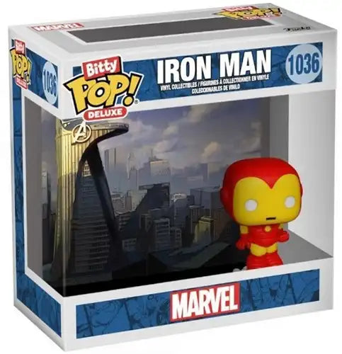 889698813013 – Funko Bitty POP! Deluxe – Iron Man (Avenger Tower) – Colis de 12