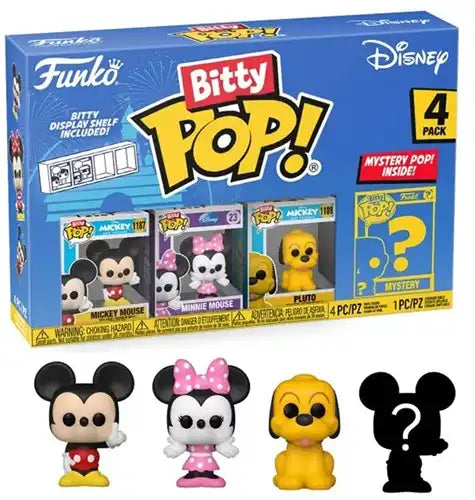 889698713191 – Colis 3 pcs Funko Bitty POP! Disney Mickey – Pack 4 figurines 9,5×14 cm