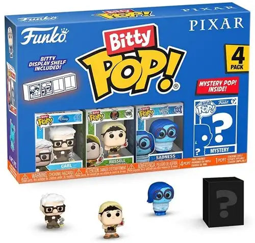 889698754682 – Funko Bitty POP! Disney Pixar UP! – Carl (4 Pack) – Colis de 12
