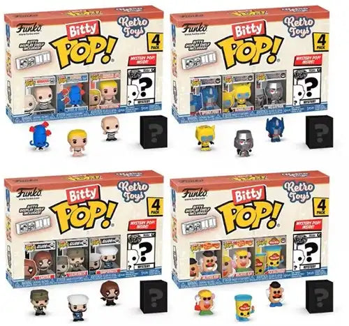 889698754460 – Bitty POP! Retro Toys 4-Pack 9,5x14cm 4 assortis en présentoir (colis de 12) dispo Simcha.fr