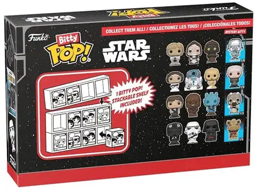 889698715133 – Colis de 12 pcs : Bitty Pop! Star Wars Han Solo 4-Pack – Grossiste Funko