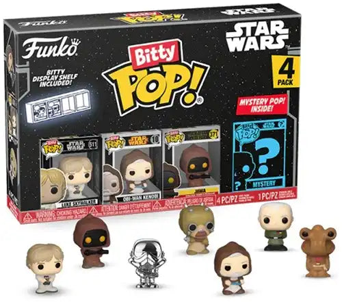 889698715119 – Colis 3 pièces Bitty POP! Star Wars Luke 4-Pack 9,5 x 14 cm