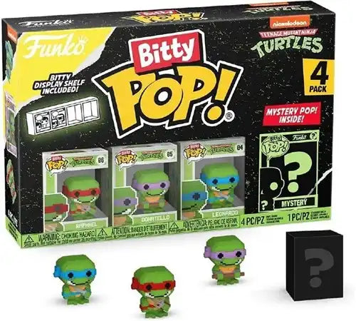 889698715102 – Bitty POP! Teenage Mutant Ninja Turtles Shredder 4-Pack 9,5x14 cm (colis de 3 pcs) dispo Simcha.fr