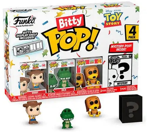 889698730426 – Bitty POP! Toy Story Woody 4-Pack 9,5x14cm (colis de 3 pcs) dispo Simcha.fr