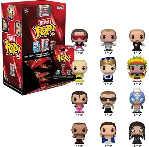 Bitty POP! WWE blindbag singles in display (36)