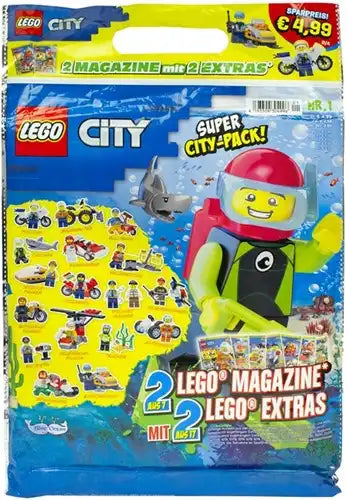 4193309304996 – colis de 1 pc : Blue Ocean XL-Blindbag Lego City Super City Pack! 24x37cm – Grossiste – Lego City / Blue Ocean