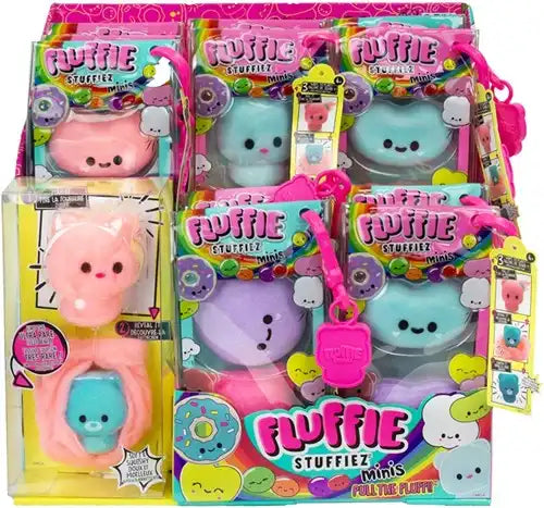 5038104494055 – Minis Fluffie Stuffiez 2 pezzi in sacchetti assortiti – Confezione da 11 espositori 
