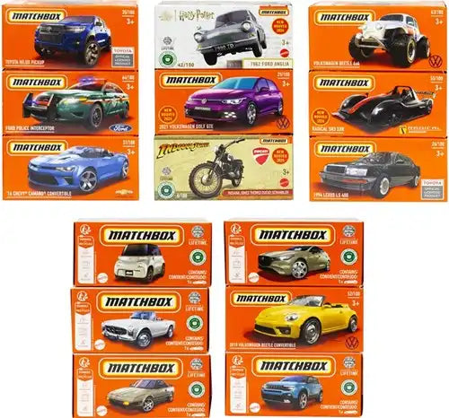 6947731029419 – Matchbox Drive Your Adventure Die-Cast véhicules exposés – Colis de 48 pièces