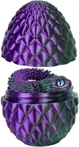 5038104659706 – Pack of 12 pieces: 3D Printed Serpent 30 cm in an egg 8 cm – 6 assorted in display 