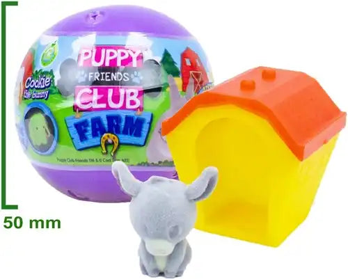 8053306201024 – Lot de 20 pcs Puppy Club Farm animaux en capsule 50 mm – Grossiste jouets surprise