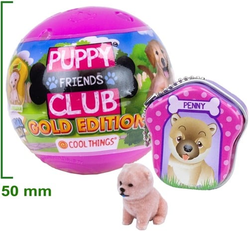 8053306202069 | Coolthings Capsule 50mm Puppy Club La Meilleure Édition Gold – 1 pièce aléatoire