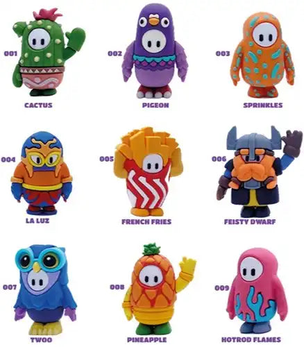8053306203035 – Colis de 20 capsules Fall Guys 65 mm : figurines à collectionner en présentoir (lot pas cher)