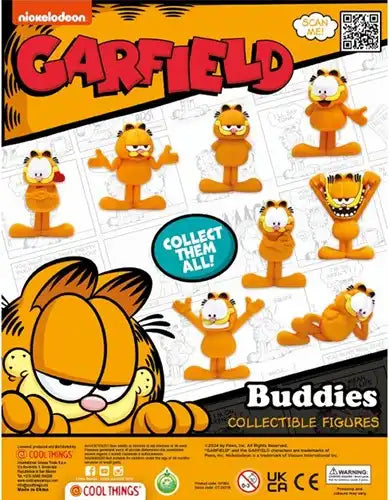 8053306203301 – Lotto rivenditore 20 pezzi Capsule 65 mm Garfield Buddies Figure da collezione 
