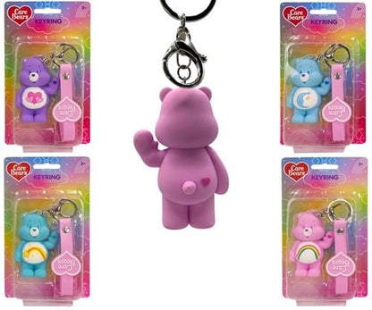 5056474210860 – Lot de 4 porte-clés Care Bears 3D – 8 cm – Blister 10x17,5 cm – 4 modèles assortis