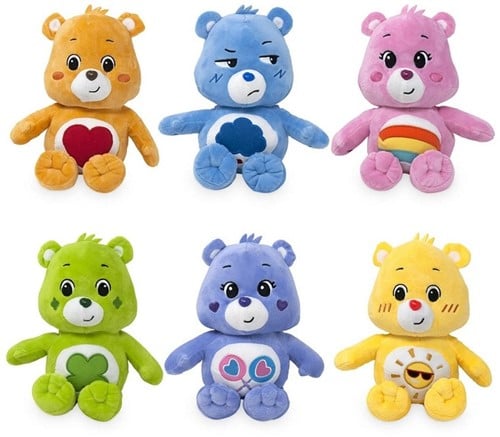 5038104074141 Lot 6 Peluches Care Bears Unlock the Magic S3 28cm Assortis